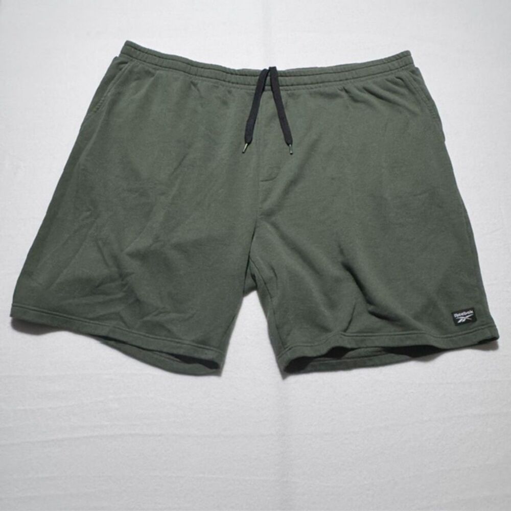 Reebok Fleece Sweat Shorts Army Olive Green Men’s Size 4XL (Big and Tall)